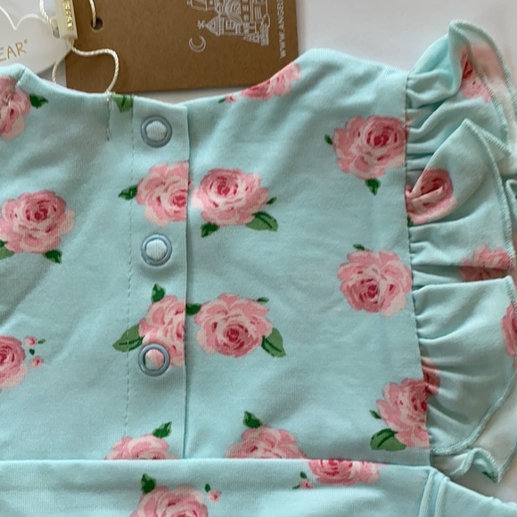 Angel Dear Bamboo Knit Romper Baby Girl - Picture 5 of 6